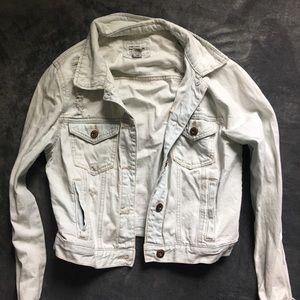 White denim jacket from forever 21